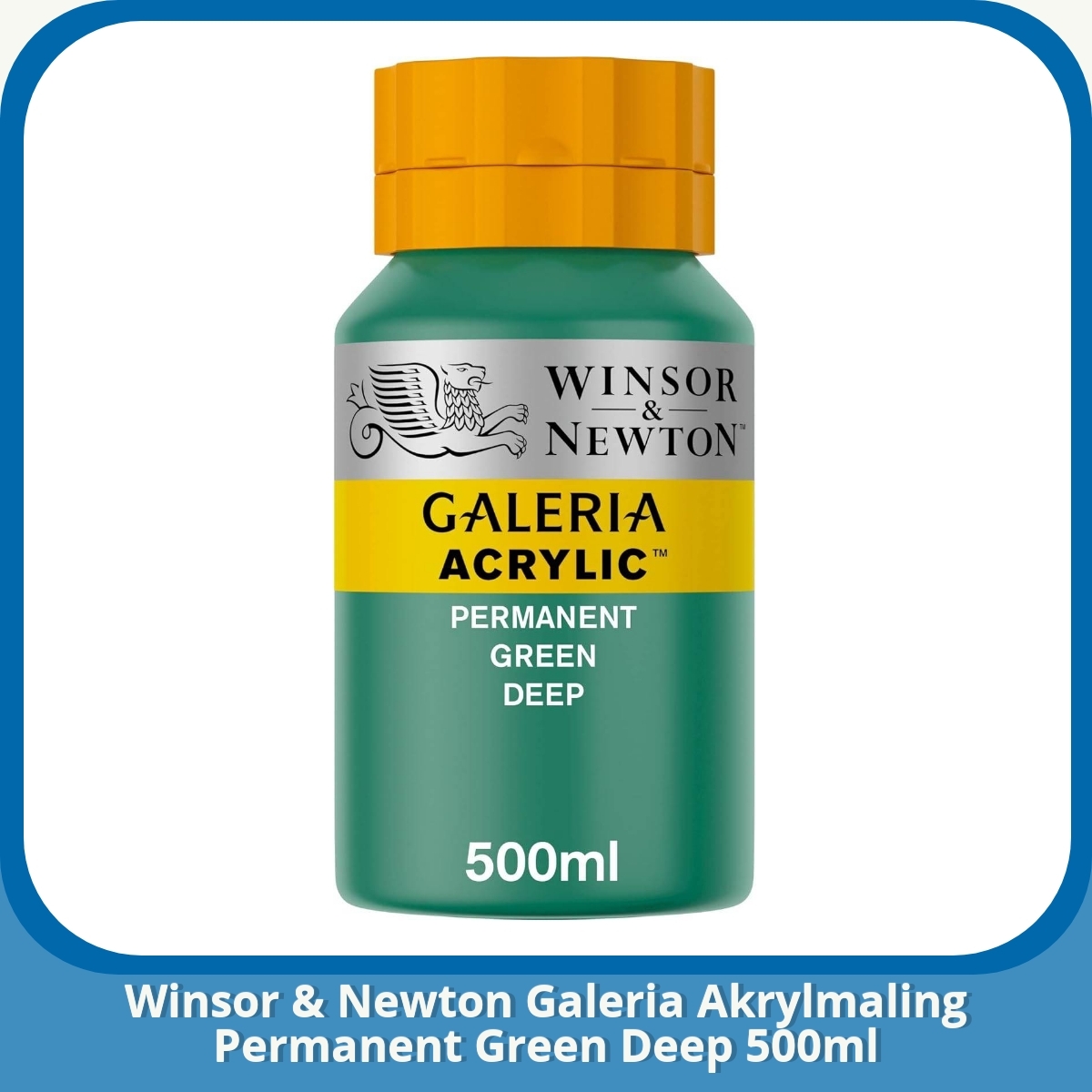 Anmeldelse af Winsor & Newton Galeria Akrylmaling Permanent Green Deep 500ml