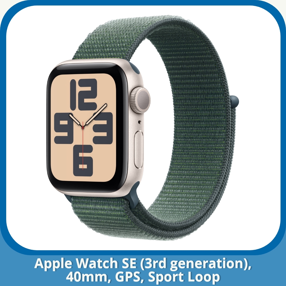 Anmeldelse af Apple Watch SE (3rd generation), 40mm, GPS, Sport Loop