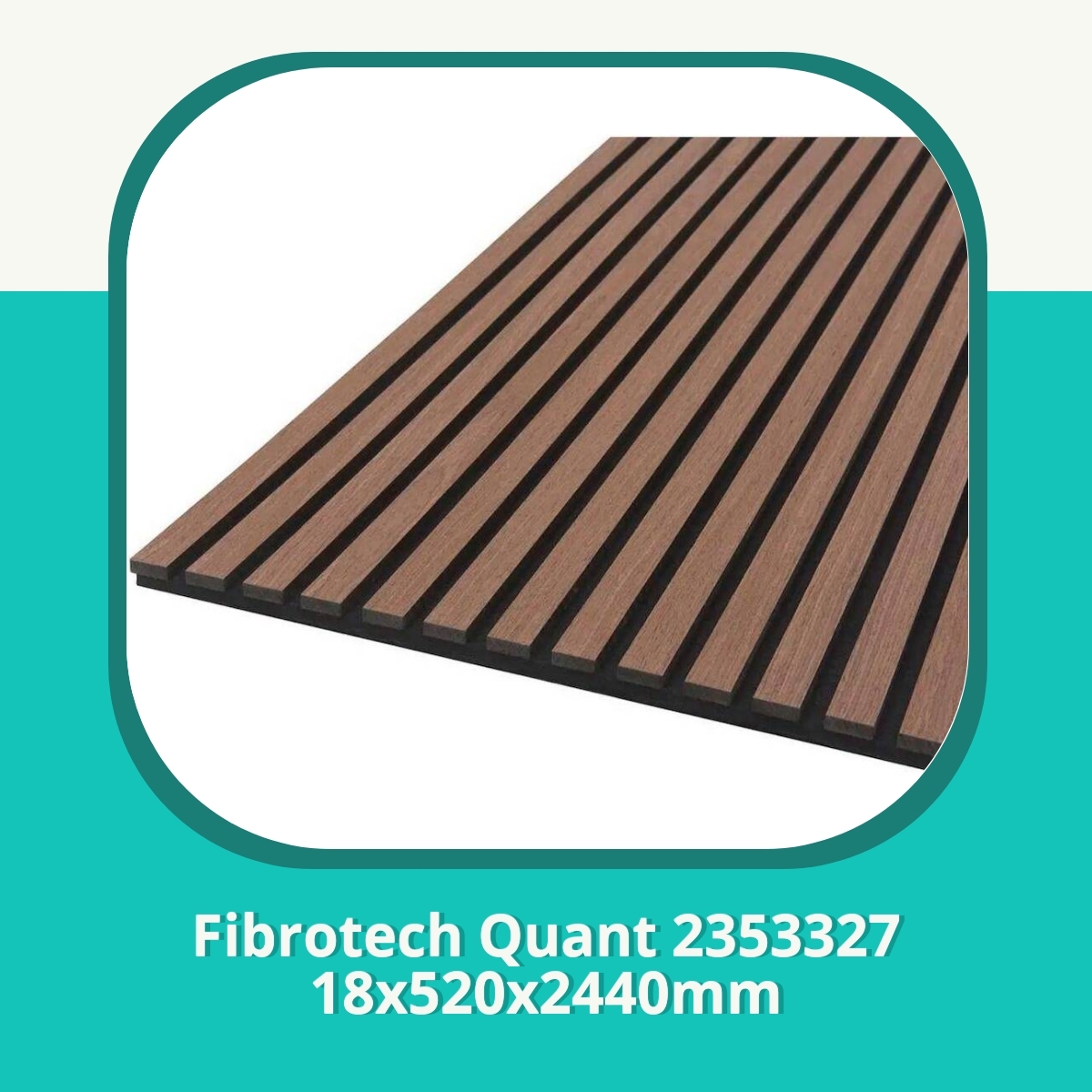 Anmeldelse af Fibrotech Quant 2353327 18x520x2440mm