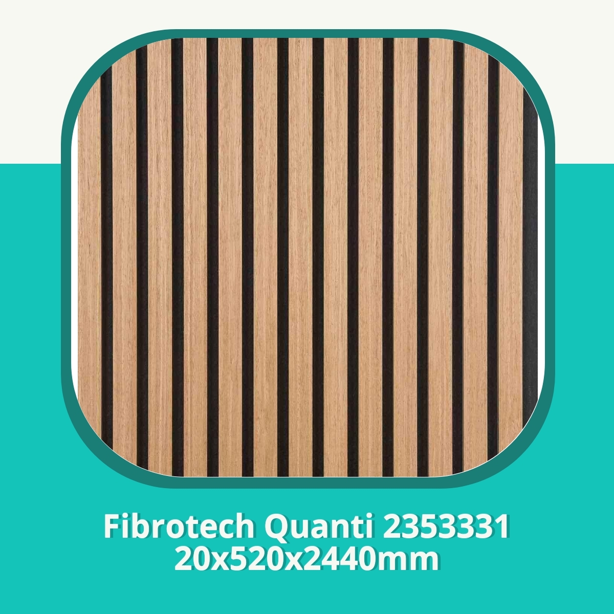 Anmeldelse af Fibrotech Quanti 2353331 20x520x2440mm