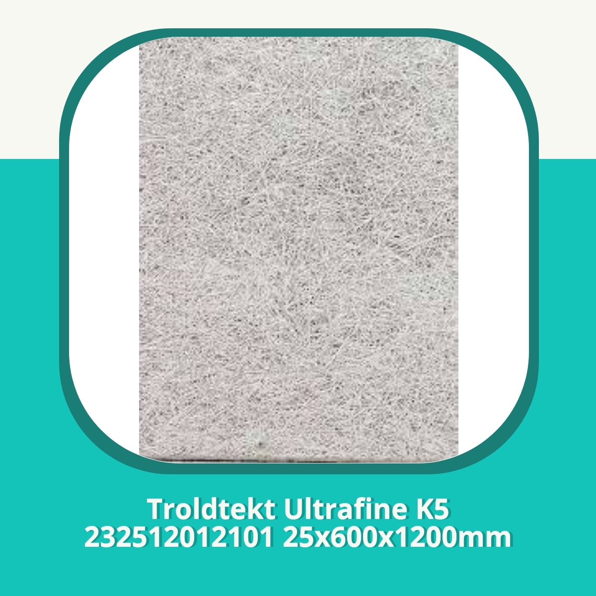 Anmeldelse af Troldtekt Ultrafine K5 232512012101 25x600x1200mm