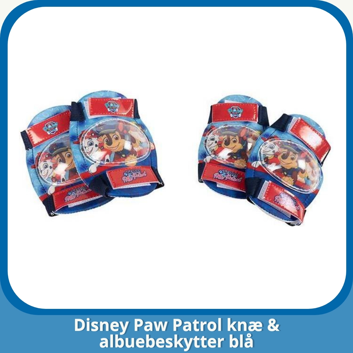 Anmeldelse af Disney Paw Patrol knæ & albuebeskytter blå