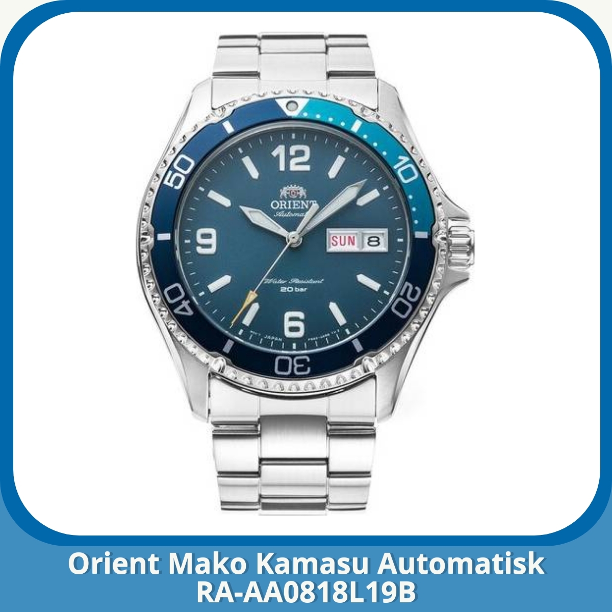 Anmeldelse af Orient Mako Kamasu Automatisk RA-AA0818L19B