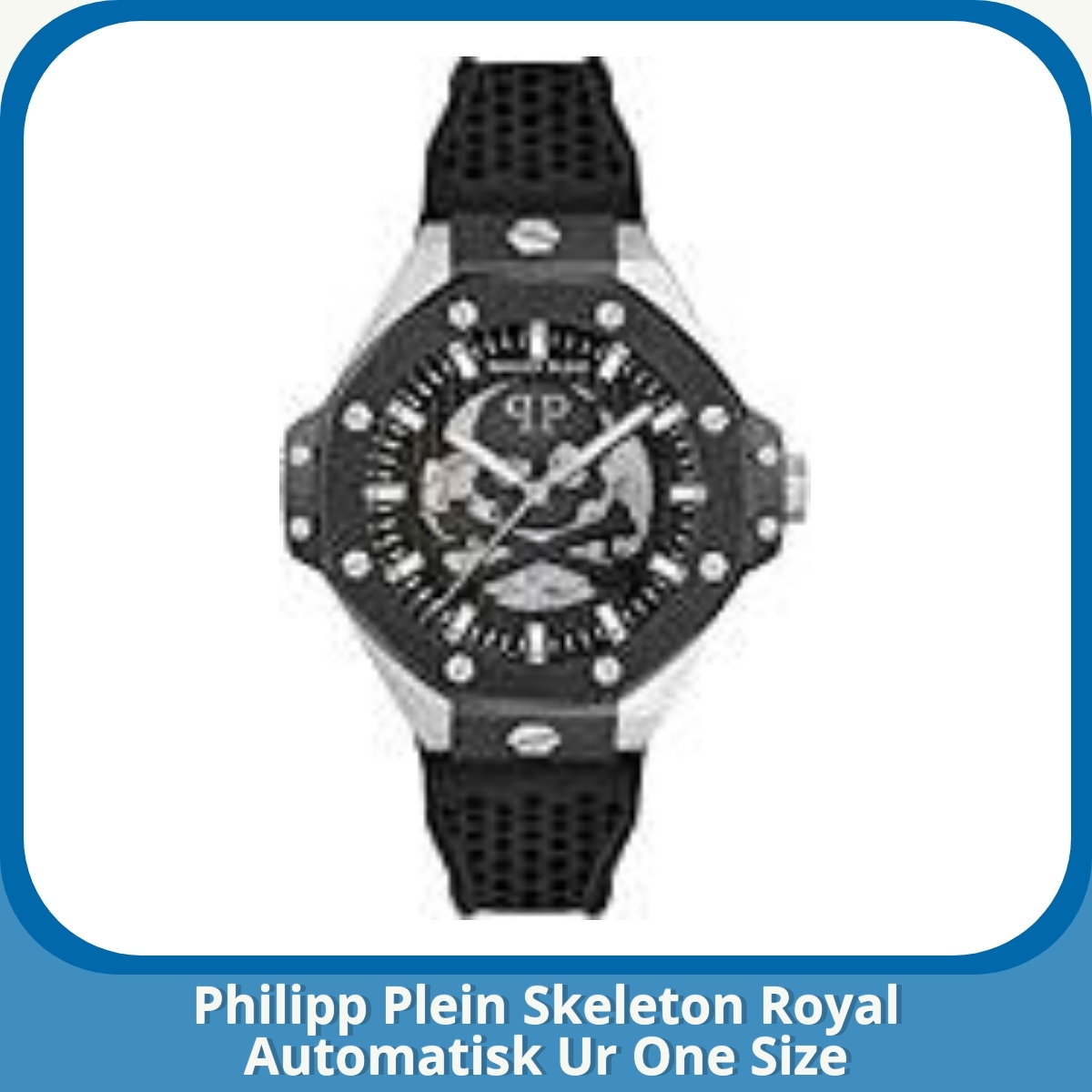 Anmeldelse af Philipp Plein Skeleton Royal Automatisk Ur One Size
