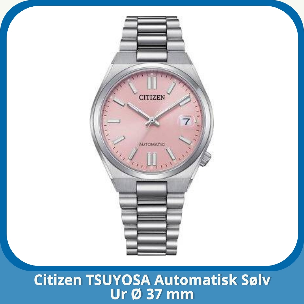 Anmeldelse af Citizen TSUYOSA Automatisk Sølv Ur Ø 37 mm