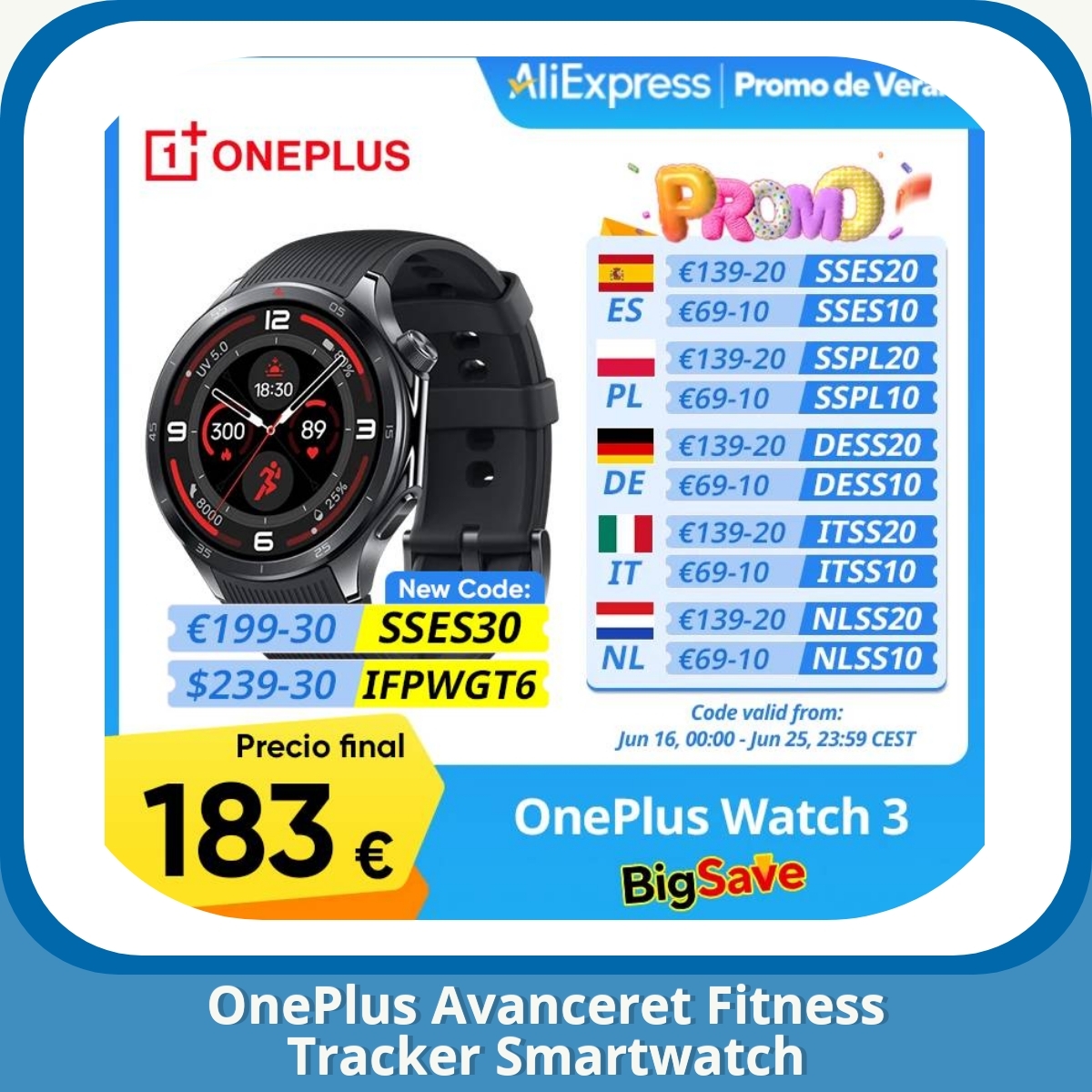 Anmeldelse af OnePlus Avanceret Fitness Tracker Smartwatch