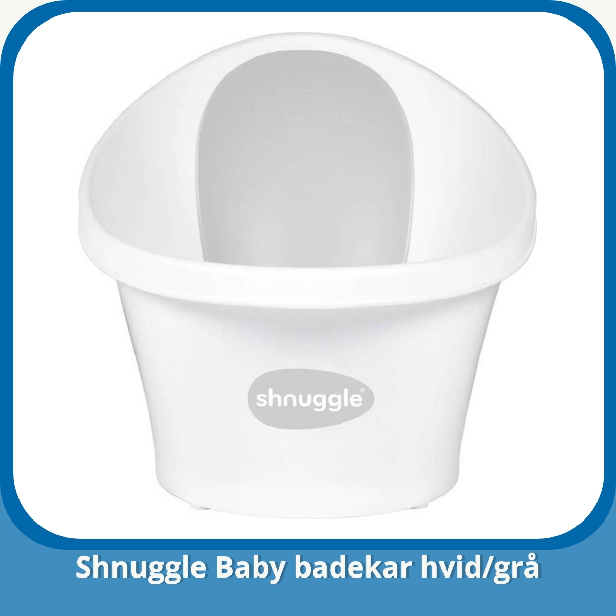 Anmeldelse af Shnuggle Baby badekar hvid/grå