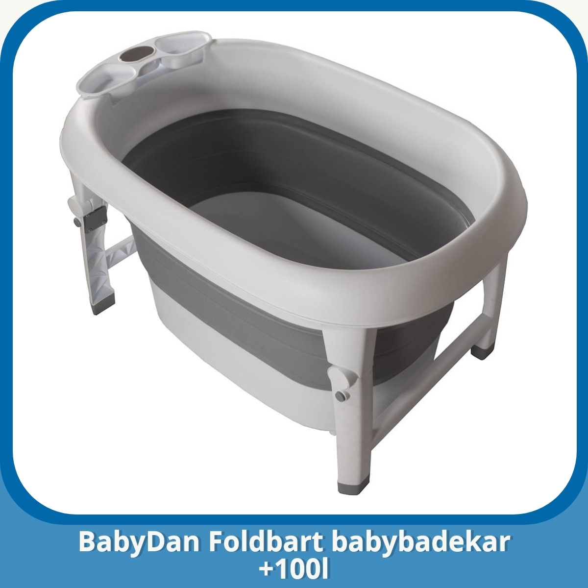 Anmeldelse af BabyDan Foldbart babybadekar +100l