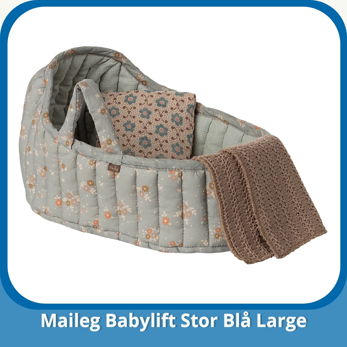 Anmeldelse af Maileg Babylift Stor Blå Large