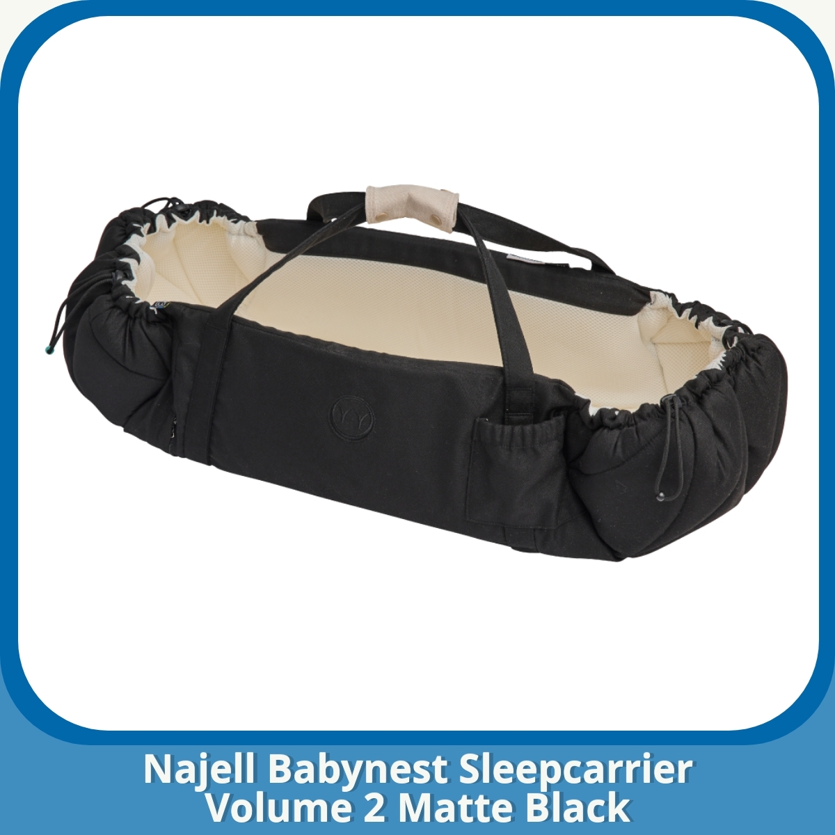 Anmeldelse af Najell Babynest Sleepcarrier Volume 2 Matte Black