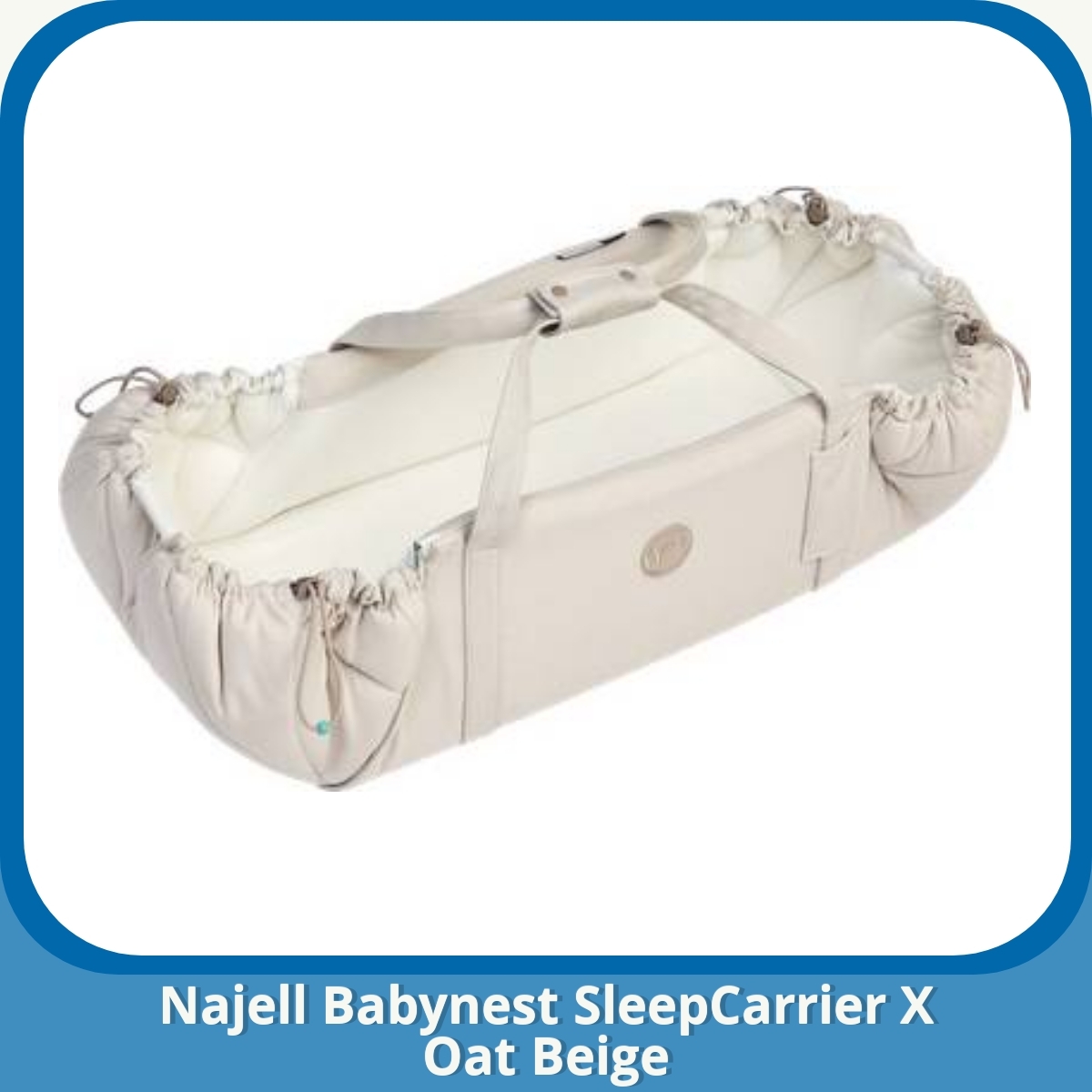 Anmeldelse af Najell Babynest SleepCarrier X Oat Beige