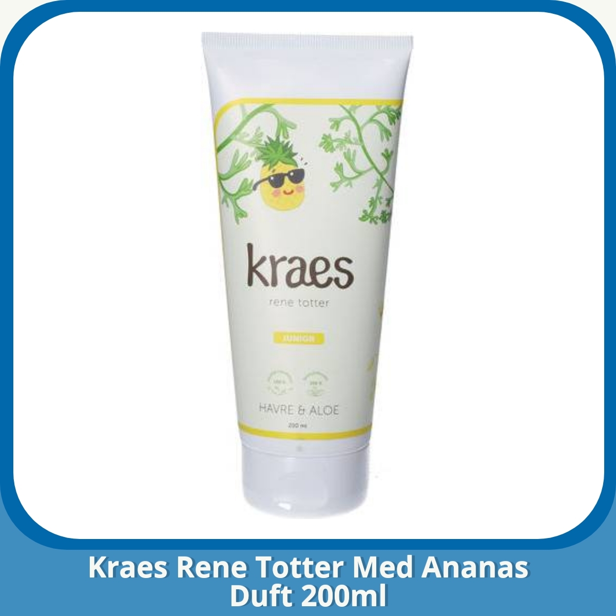 Anmeldelse af Kraes Rene Totter Med Ananas Duft 200ml