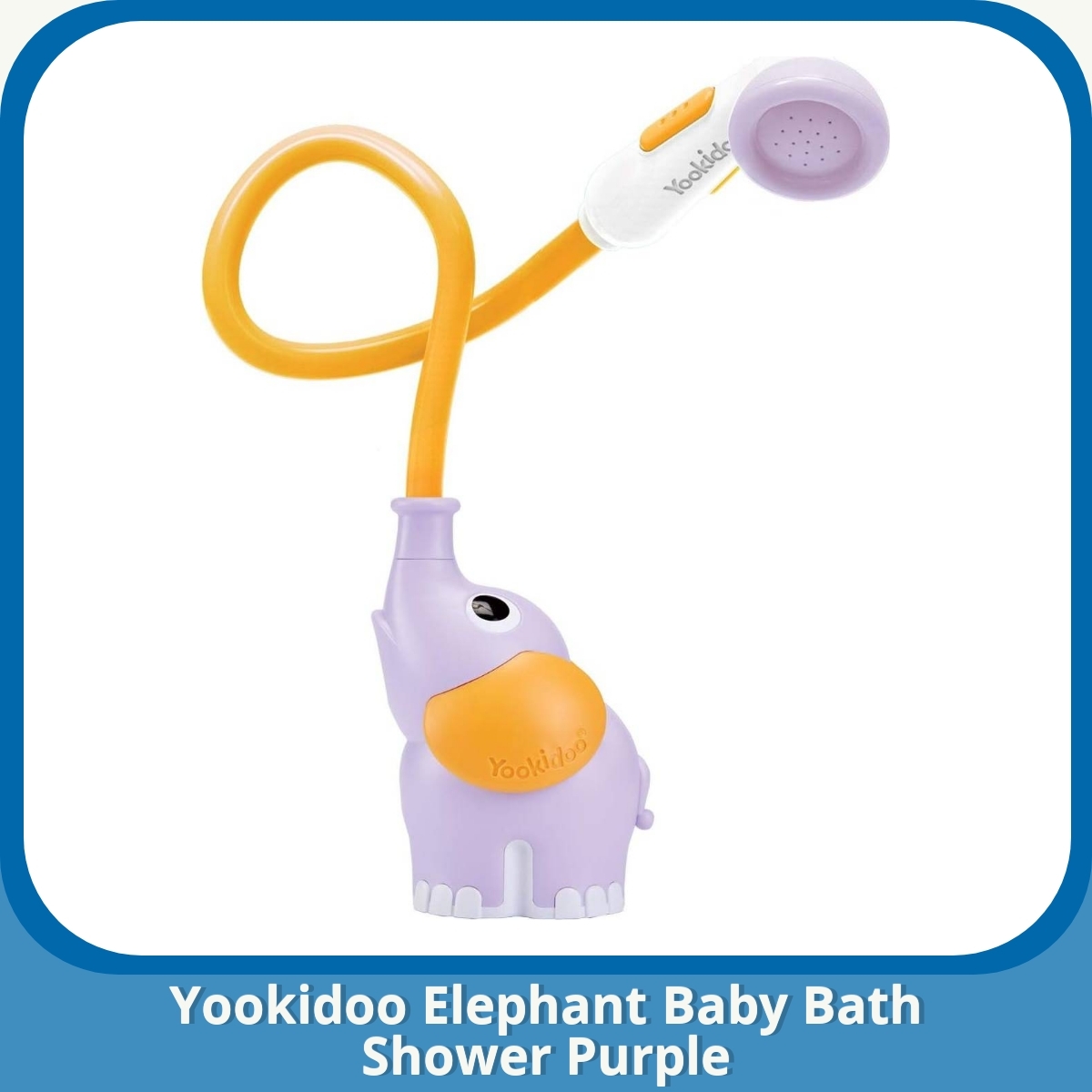 Anmeldelse af Yookidoo Elephant Baby Bath Shower Purple