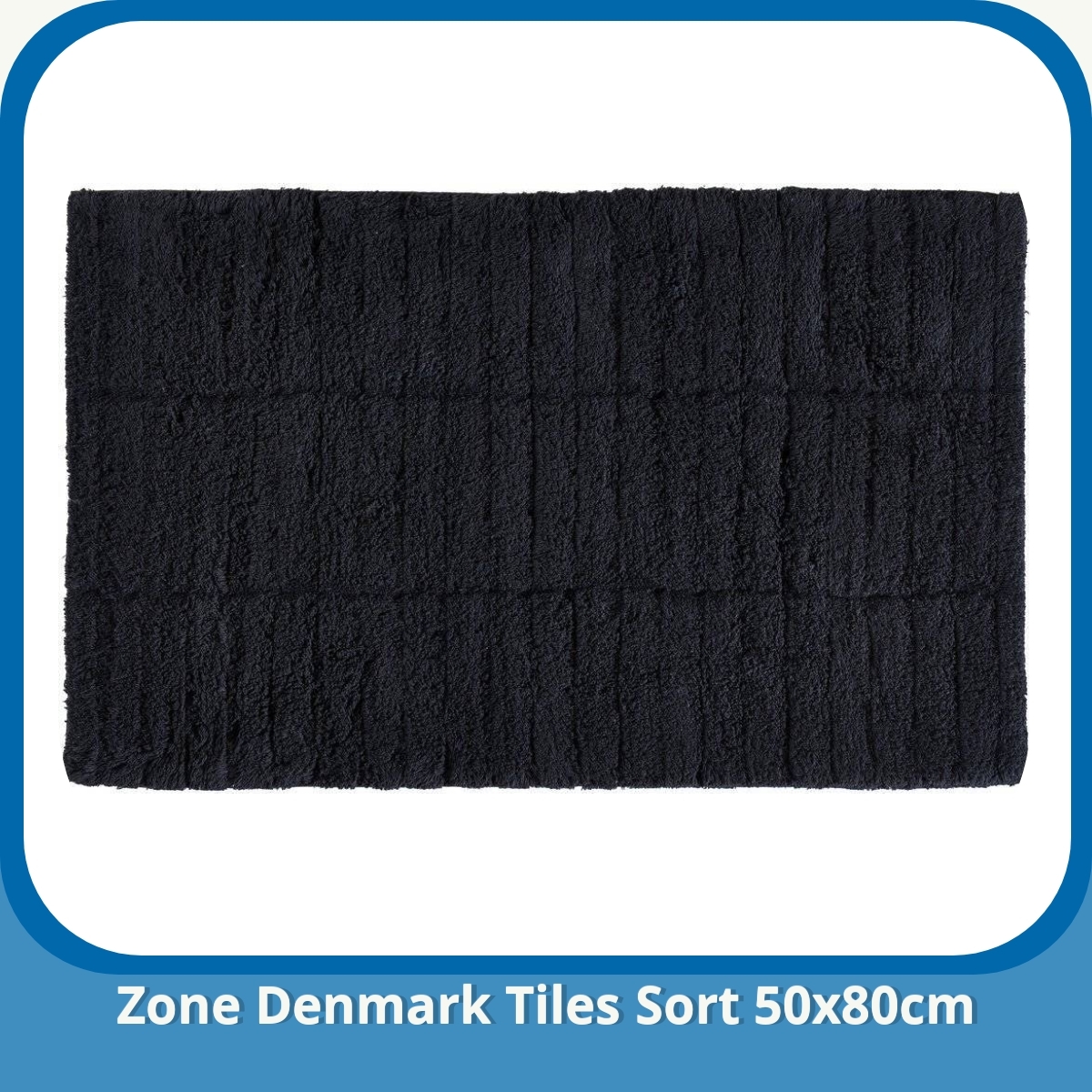 Anmeldelse af Zone Denmark Tiles Sort 50x80cm
