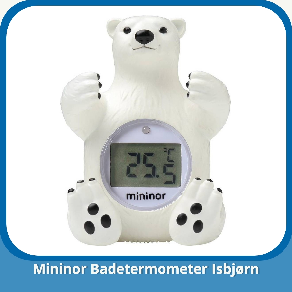 Anmeldelse af Mininor Badetermometer Isbjørn