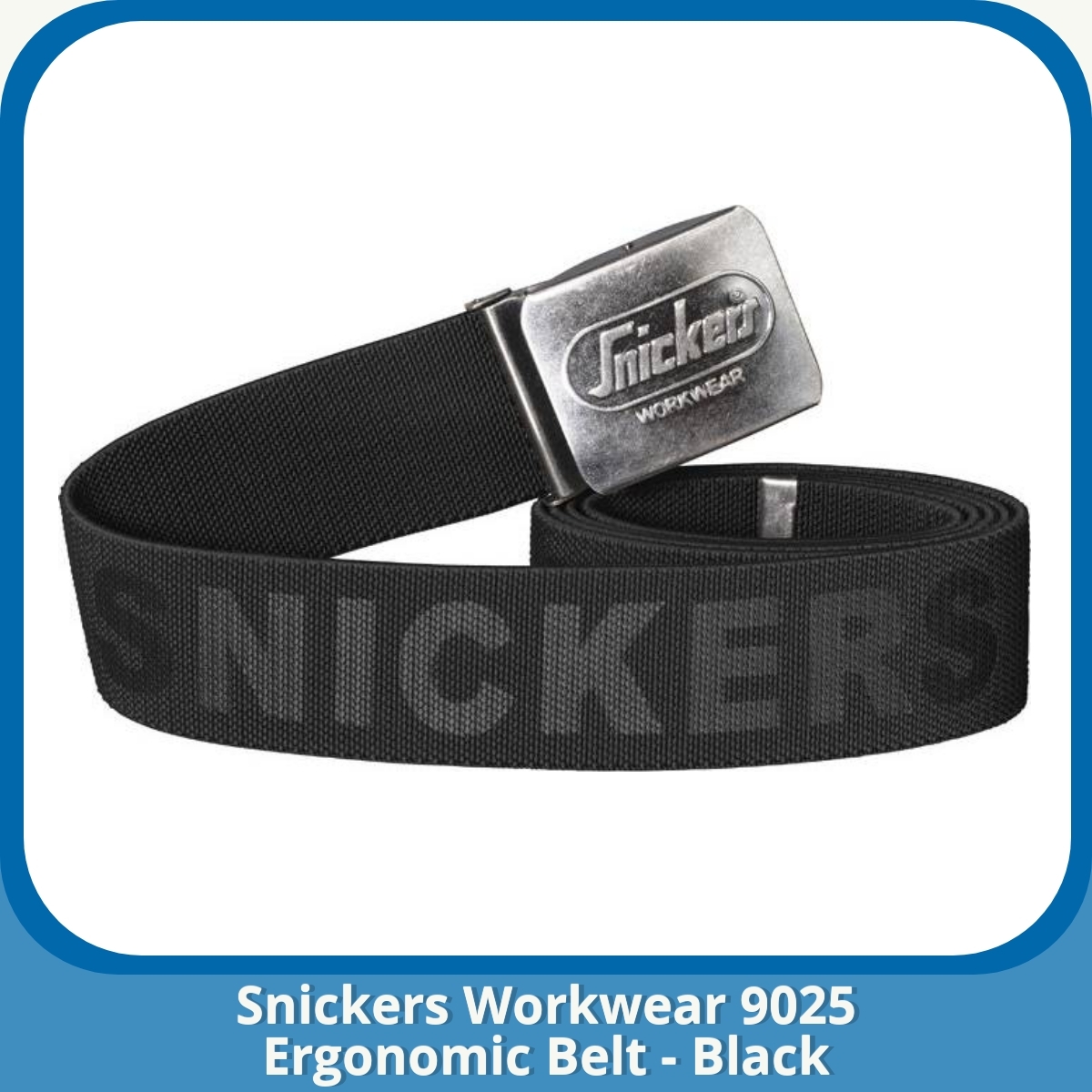 Anmeldelse af Snickers Workwear 9025 Ergonomic Belt - Black