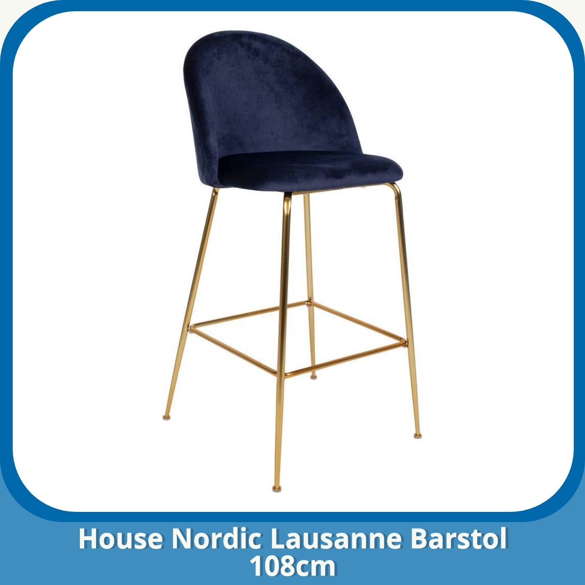 Anmeldelse af House Nordic Lausanne Barstol 108cm