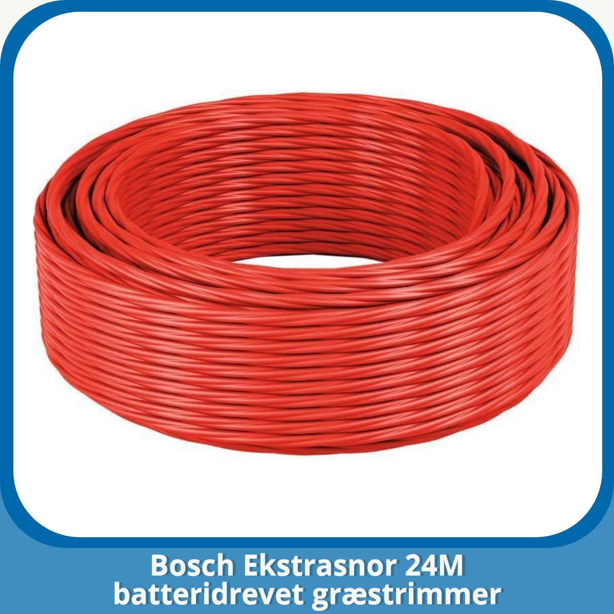 Anmeldelse af Bosch Ekstrasnor 24M batteridrevet græstrimmer