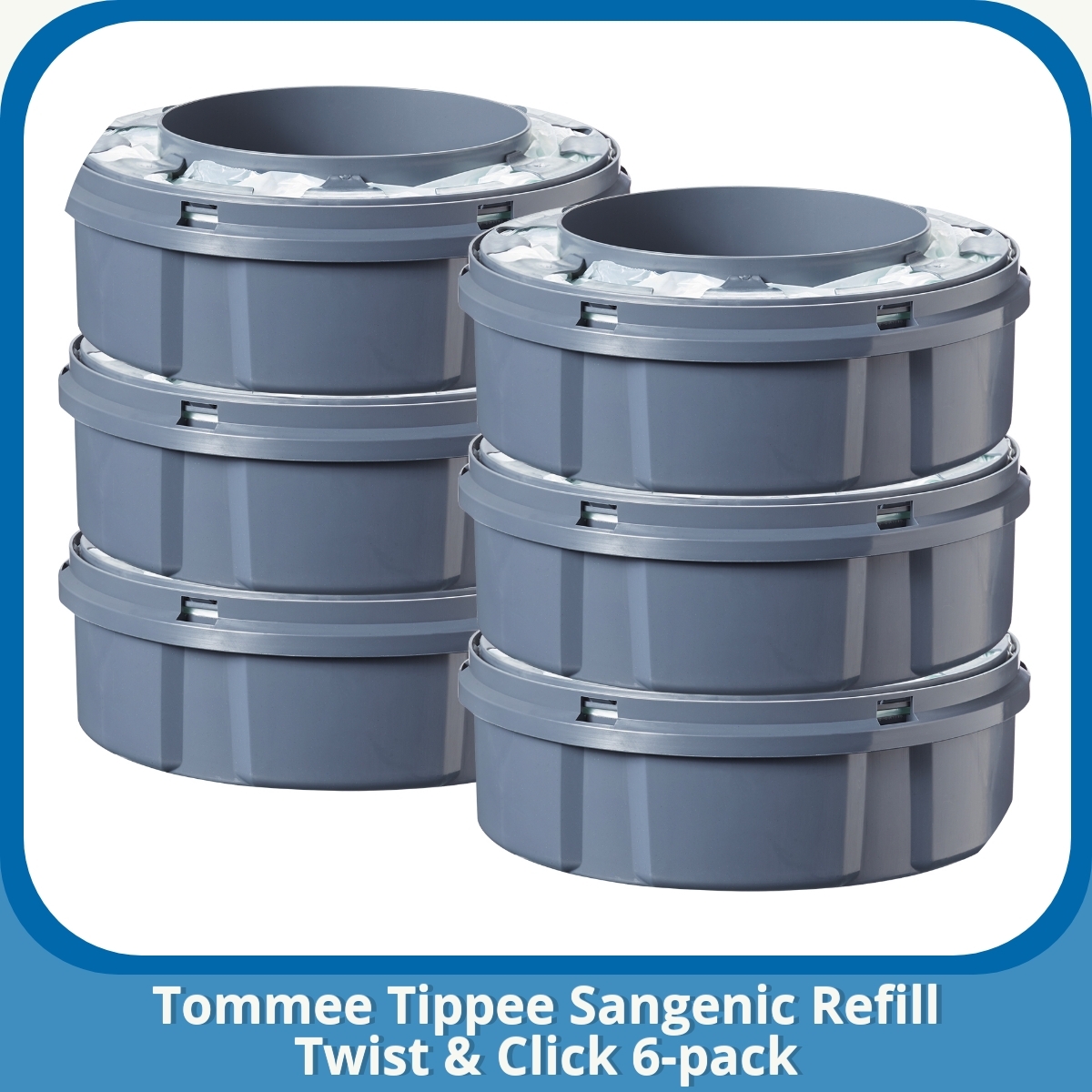 Anmeldelse af Tommee Tippee Sangenic Refill Twist & Click 6-pack