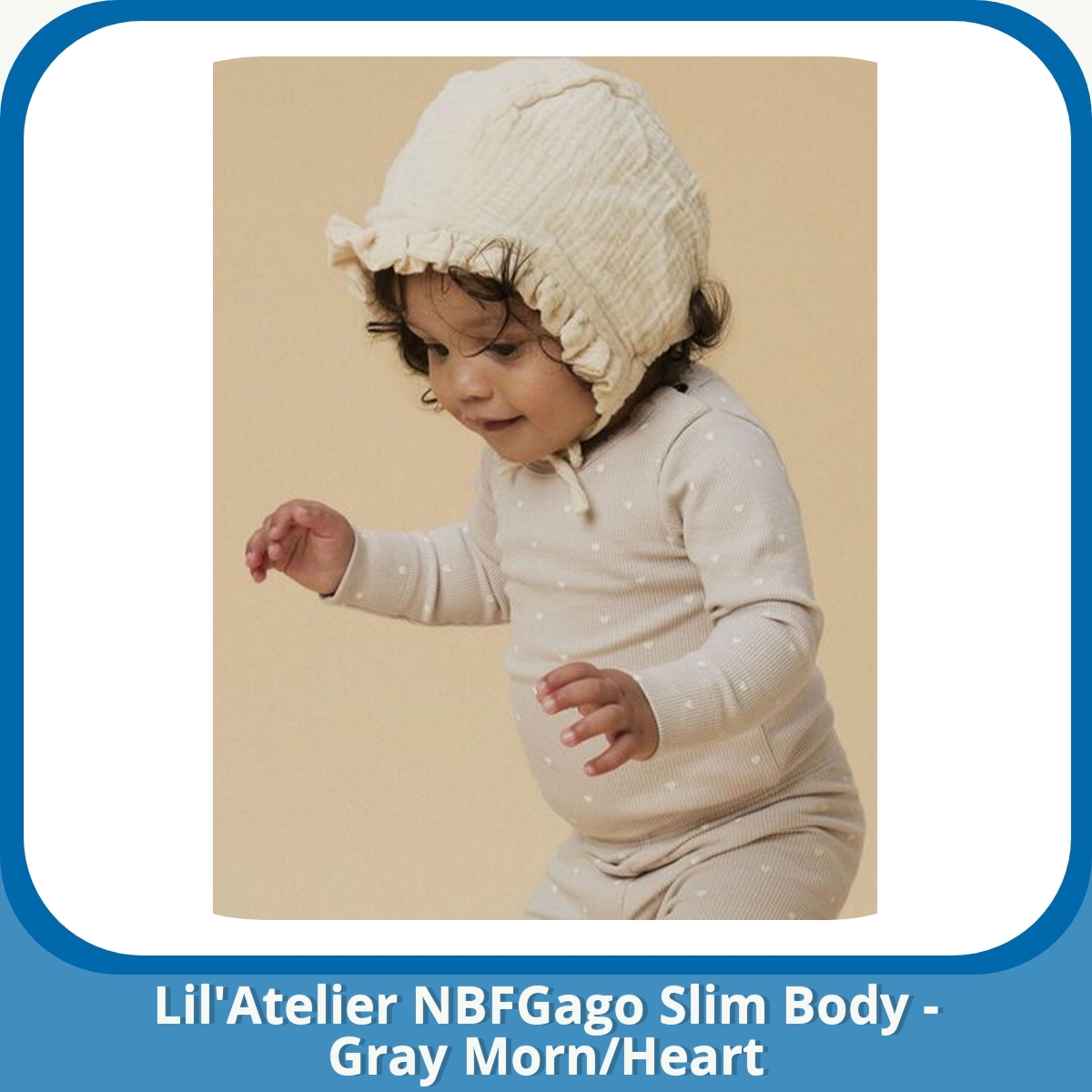 Anmeldelse af Lil'Atelier NBFGago Slim Body - Gray Morn/Heart