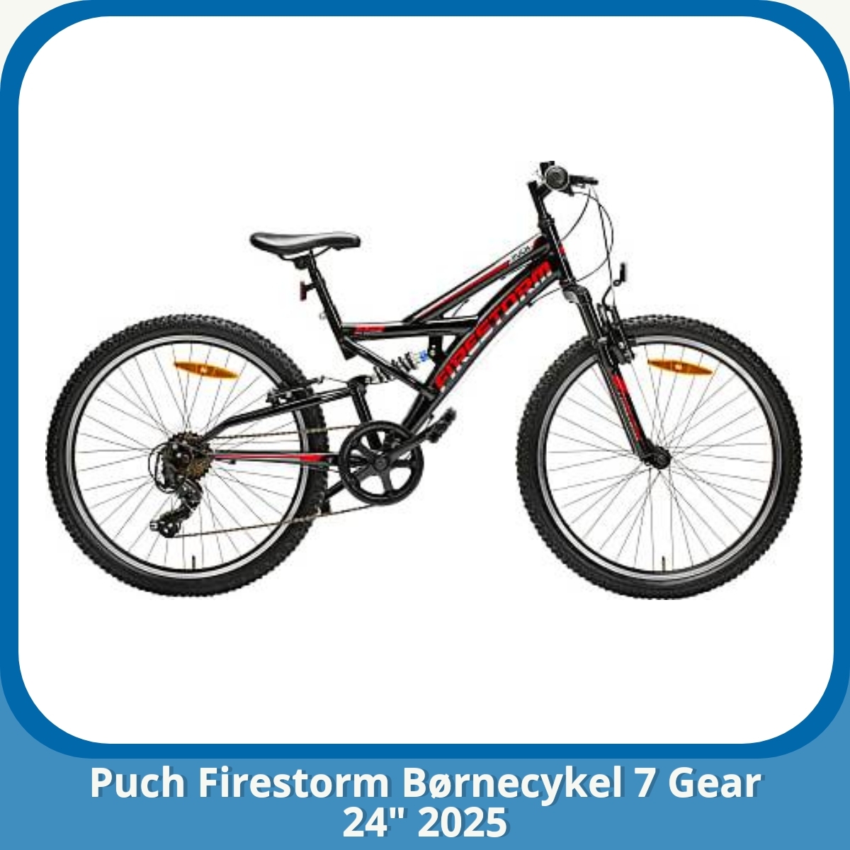Anmeldelse af Puch Firestorm Børnecykel 7 Gear 24
