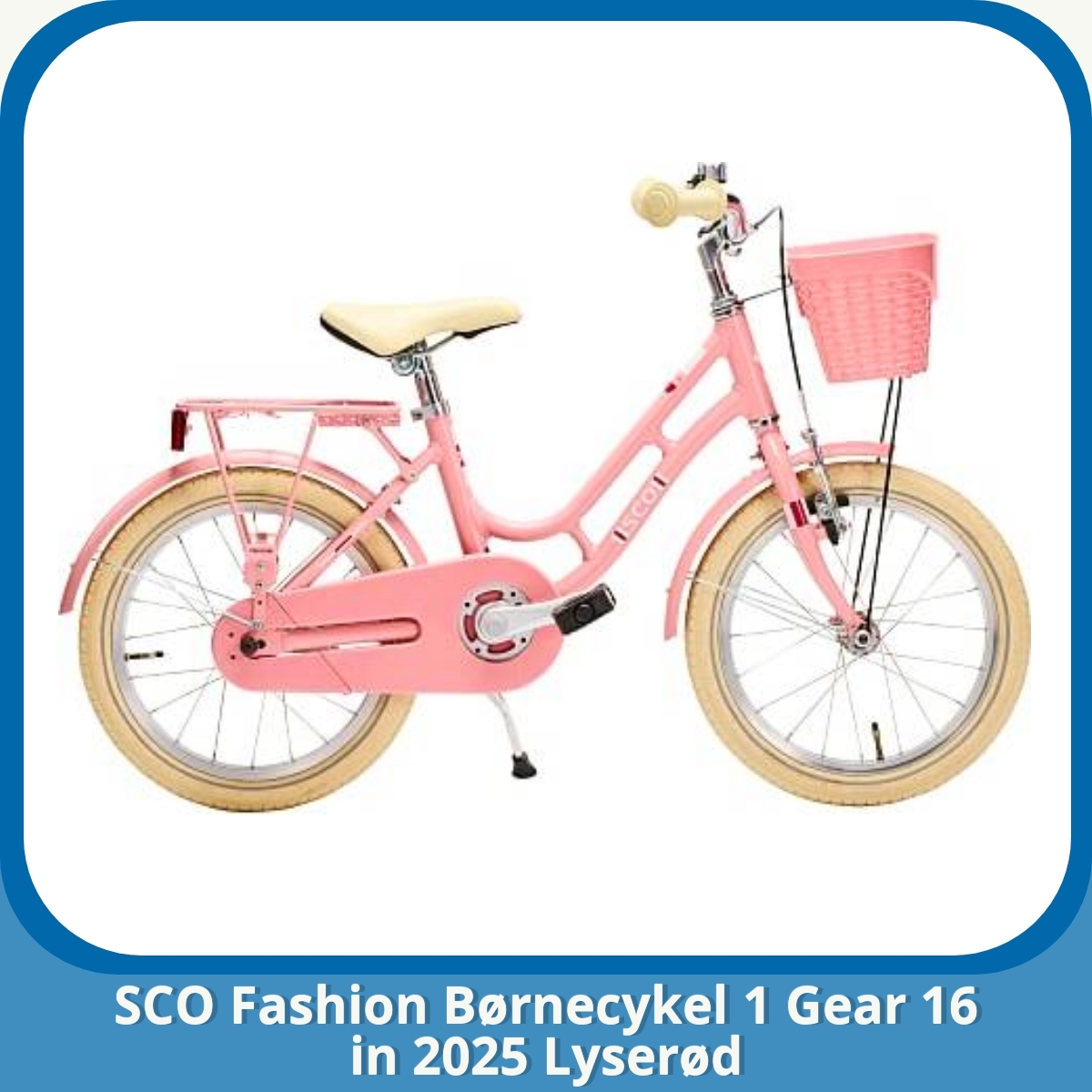 Anmeldelse af SCO Fashion Børnecykel 1 Gear 16 in 2025 Lyserød