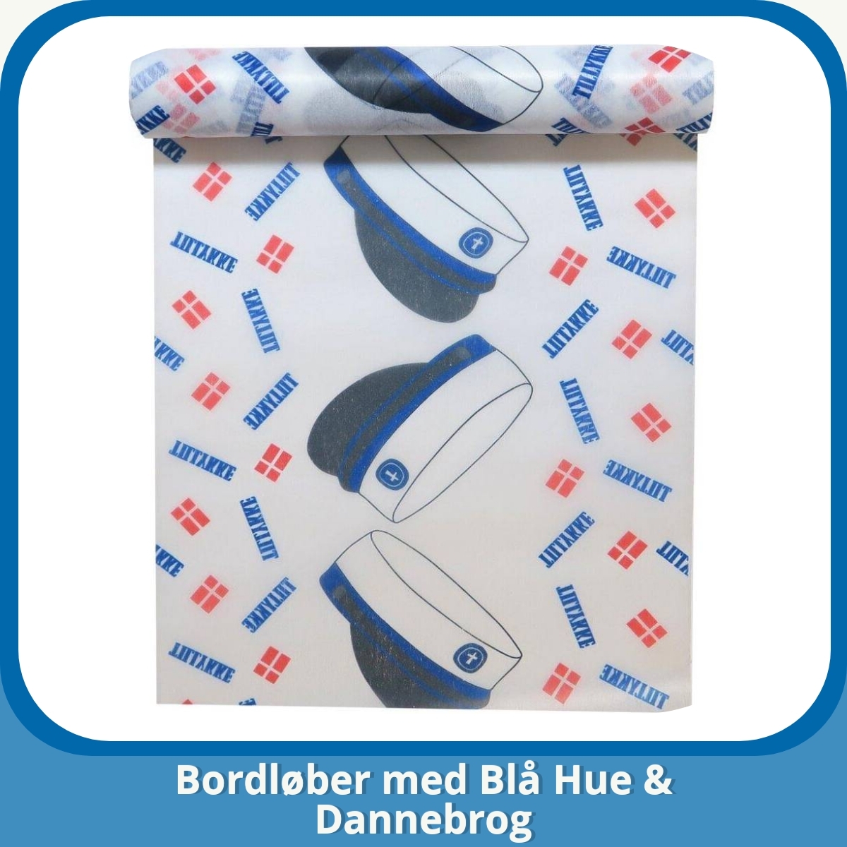 Anmeldelse af Bordløber med Blå Hue & Dannebrog