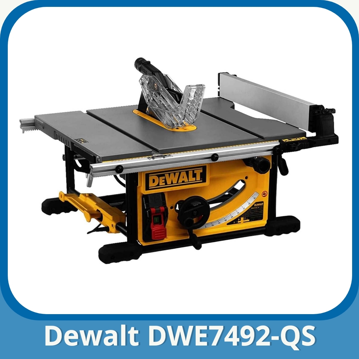 Anmeldelse af Dewalt DWE7492-QS