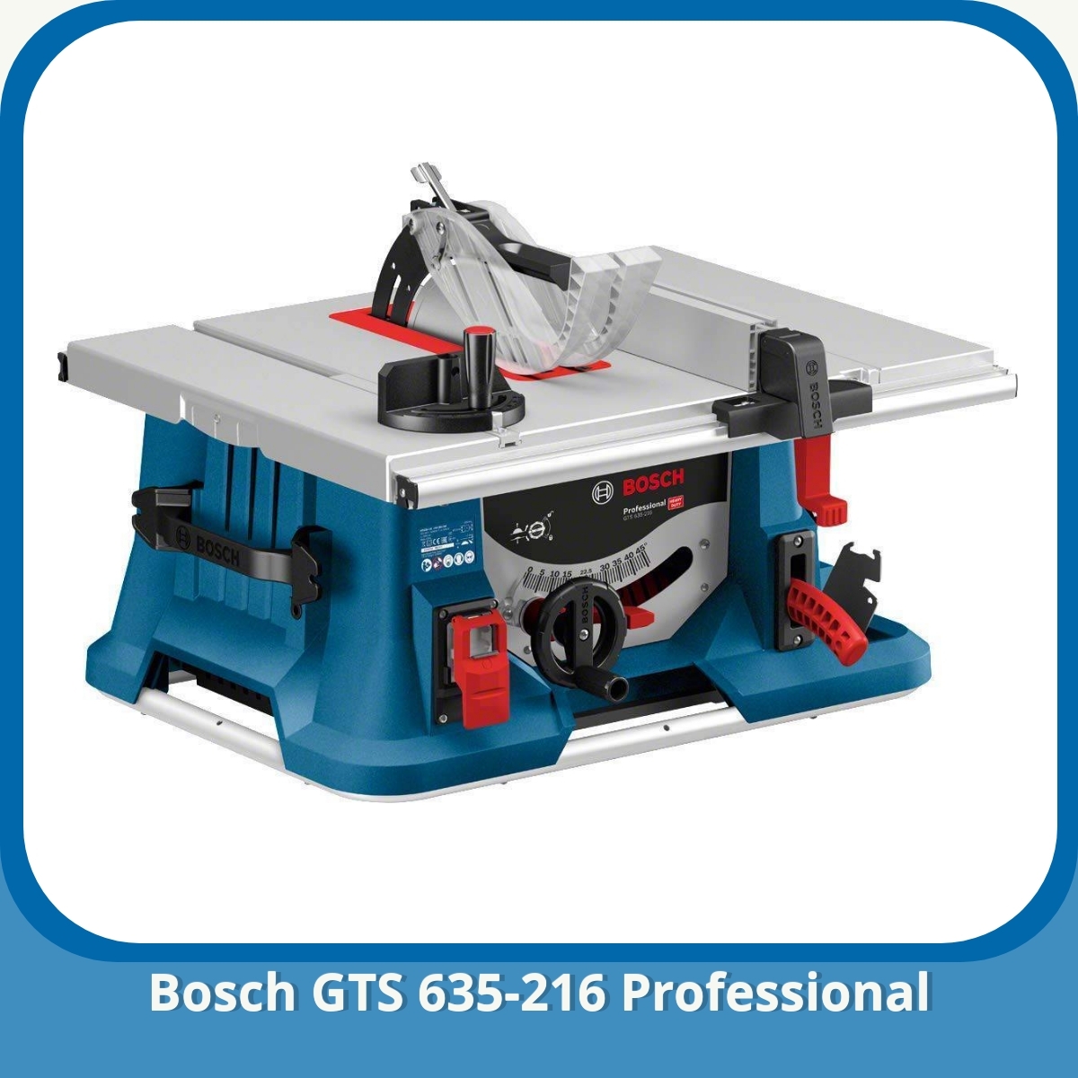 Anmeldelse af Bosch GTS 635-216 Professional