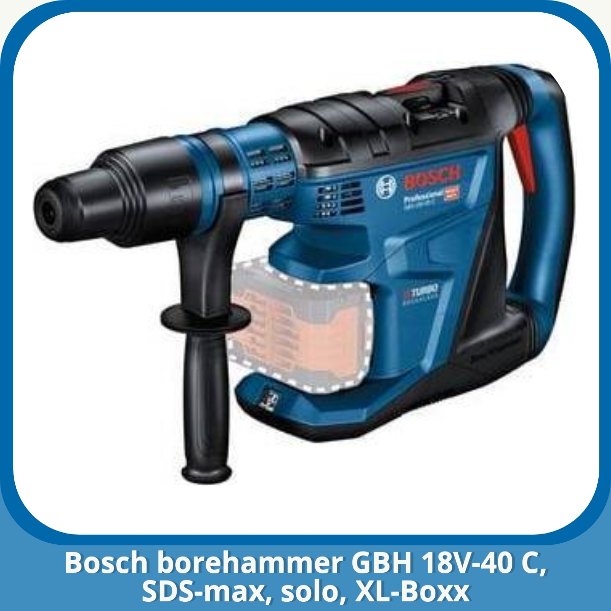 Anmeldelse af Bosch borehammer GBH 18V-40 C, SDS-max, solo, XL-Boxx
