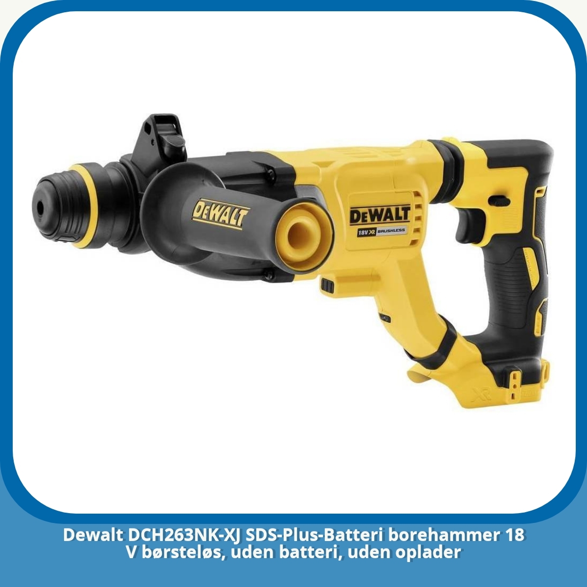 Anmeldelse af Dewalt DCH263NK-XJ SDS-Plus-Batteri borehammer 18 V børsteløs, uden batteri, uden oplader