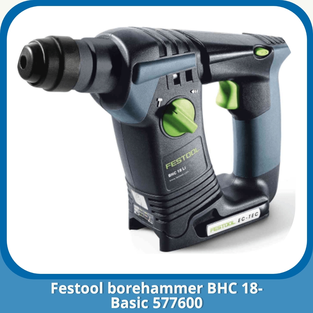 Anmeldelse af Festool borehammer BHC 18-Basic 577600