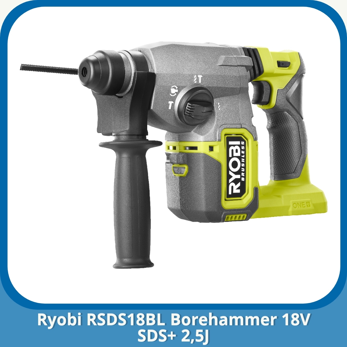 Anmeldelse af Ryobi RSDS18BL Borehammer 18V SDS+ 2,5J