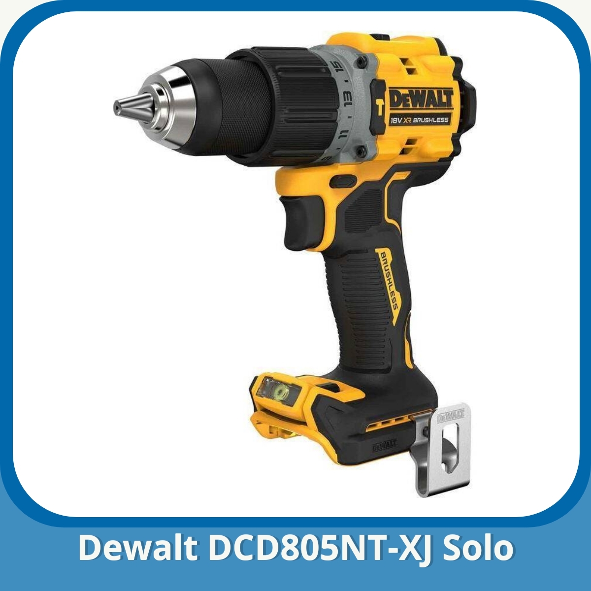 Anmeldelse af Dewalt DCD805NT-XJ Solo
