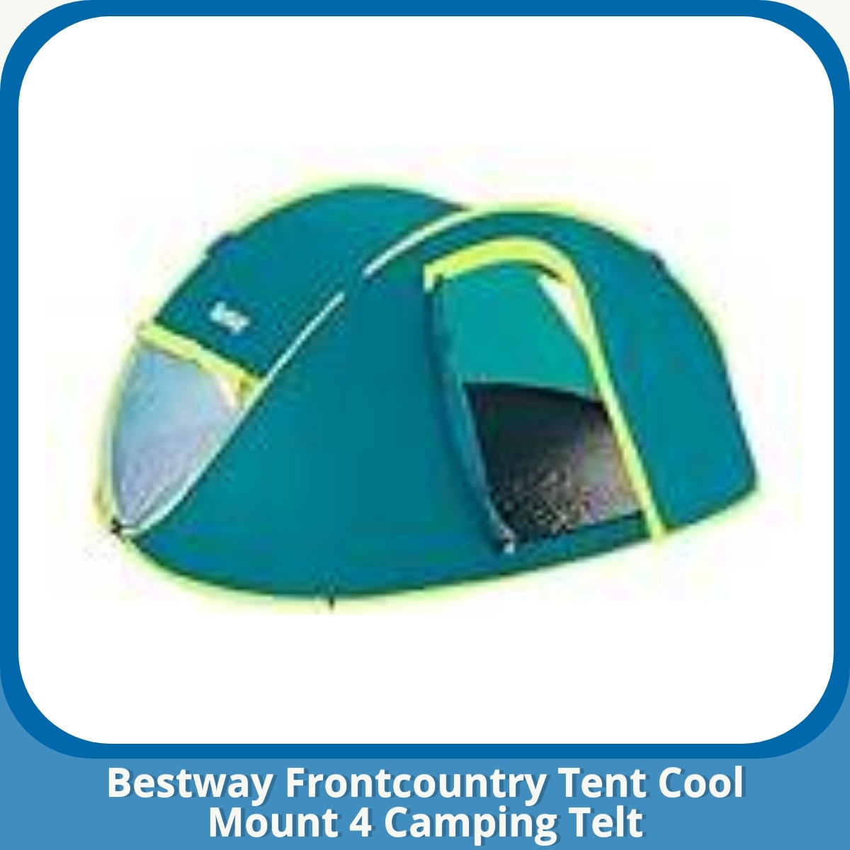 Anmeldelse af Bestway Frontcountry Tent Cool Mount 4 Camping Telt