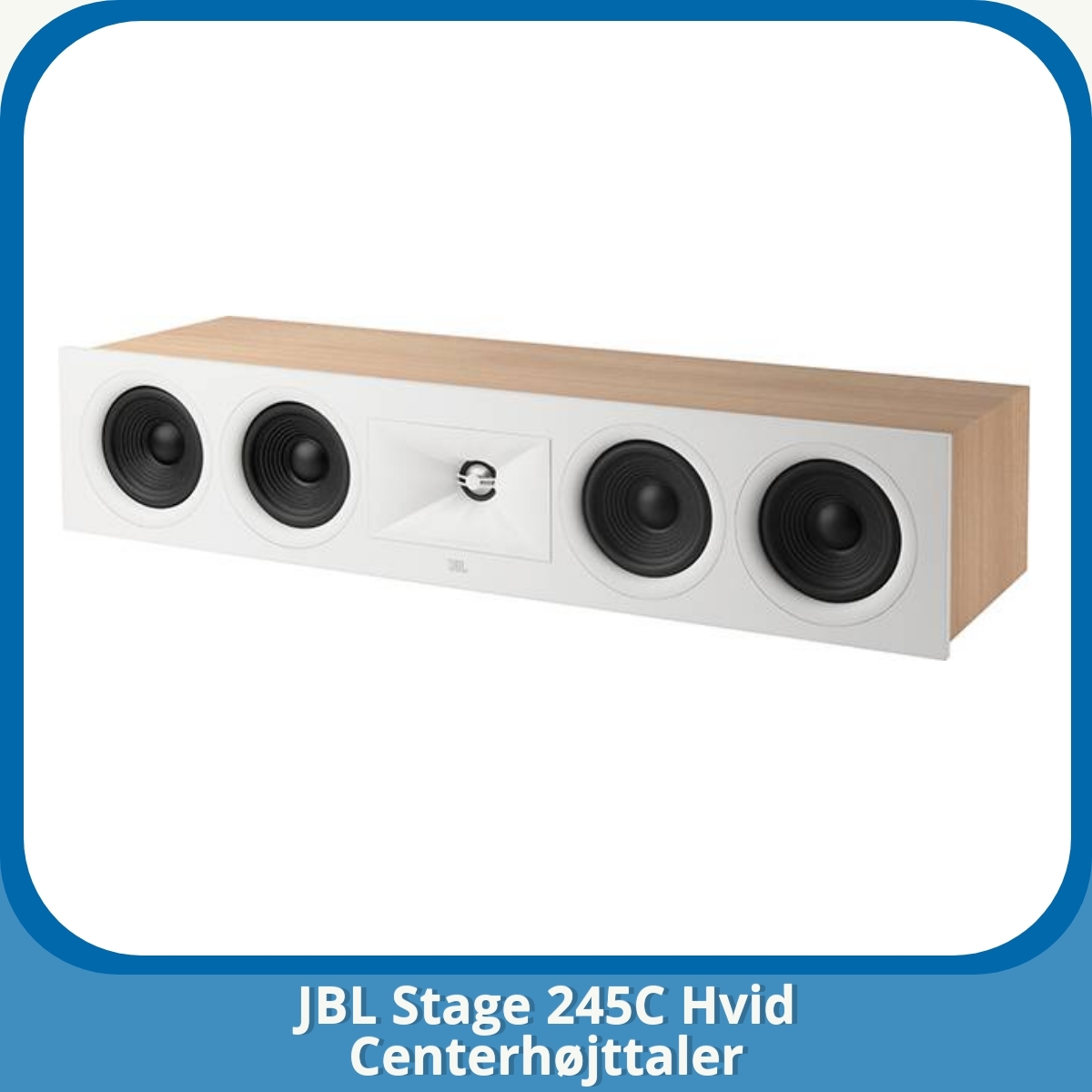 Anmeldelse af JBL Stage 245C Hvid Centerhøjttaler