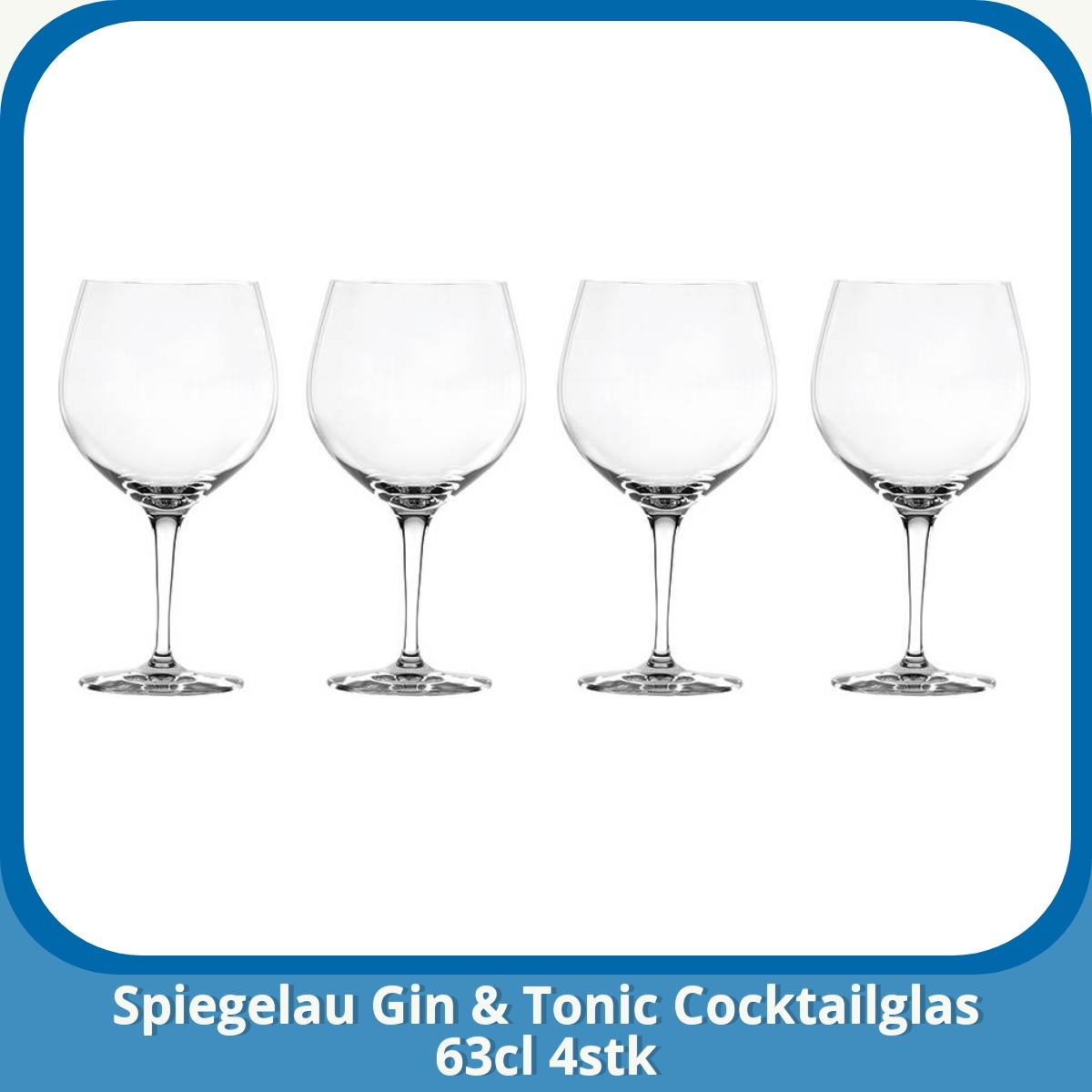 Anmeldelse af Spiegelau Gin & Tonic Cocktailglas 63cl 4stk