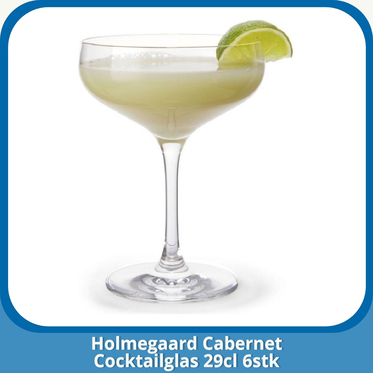 Anmeldelse af Holmegaard Cabernet Cocktailglas 29cl 6stk