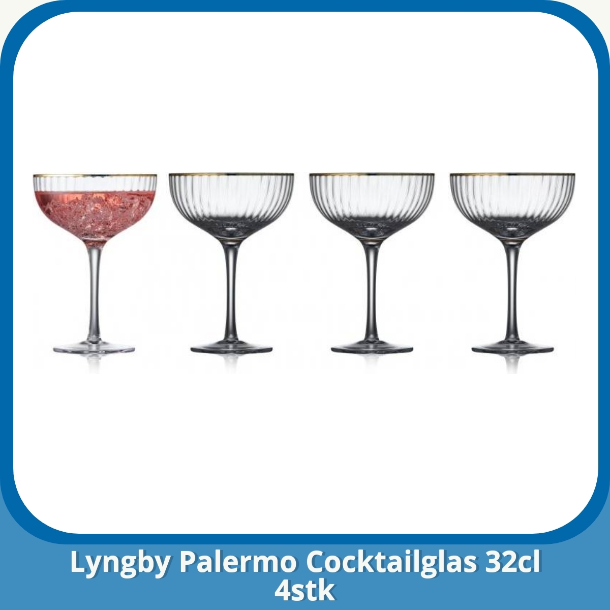 Anmeldelse af Lyngby Palermo Cocktailglas 32cl 4stk