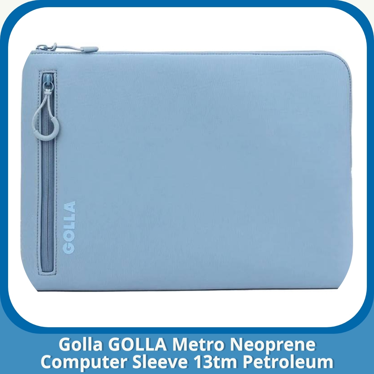 Anmeldelse af Golla GOLLA Metro Neoprene Computer Sleeve 13tm Petroleum