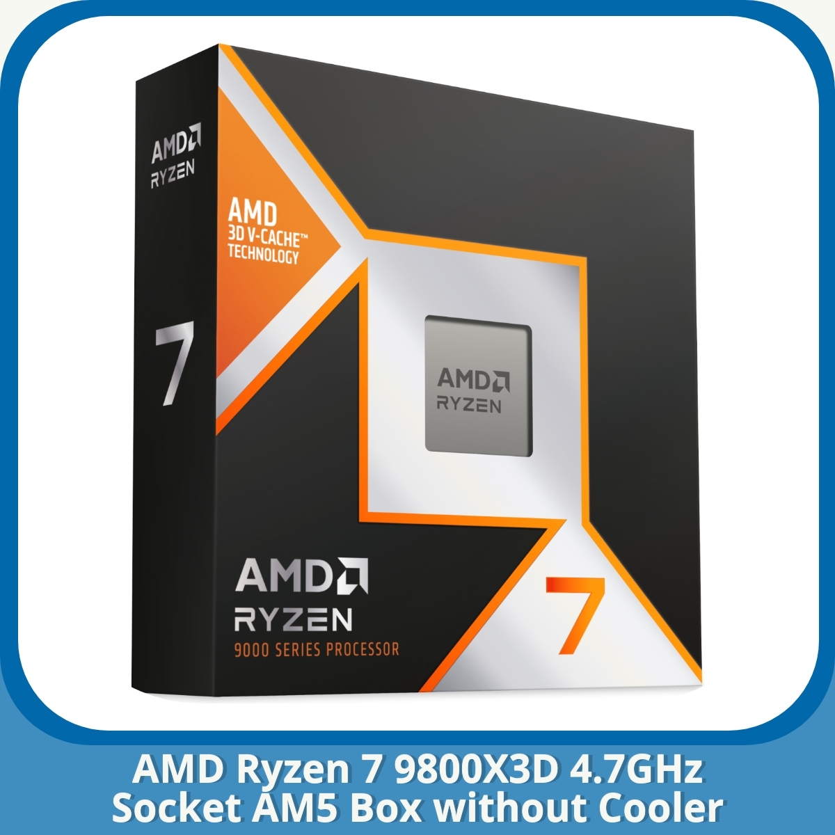 Anmeldelse af AMD Ryzen 7 9800X3D 4.7GHz Socket AM5 Box without Cooler