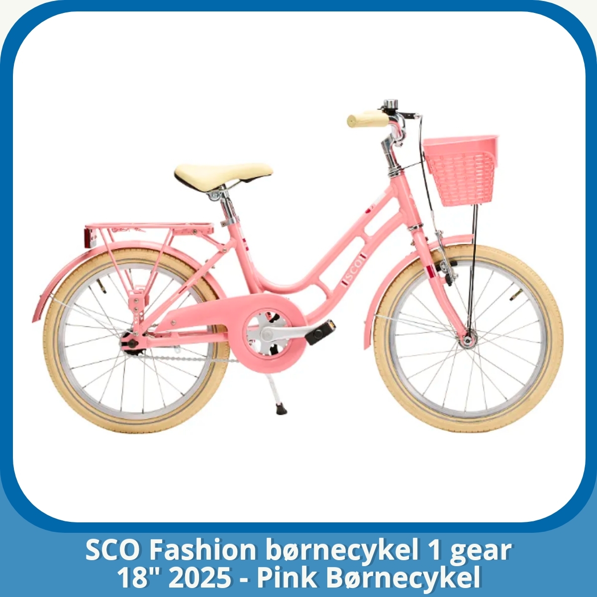 Anmeldelse af SCO Fashion børnecykel 1 gear 18