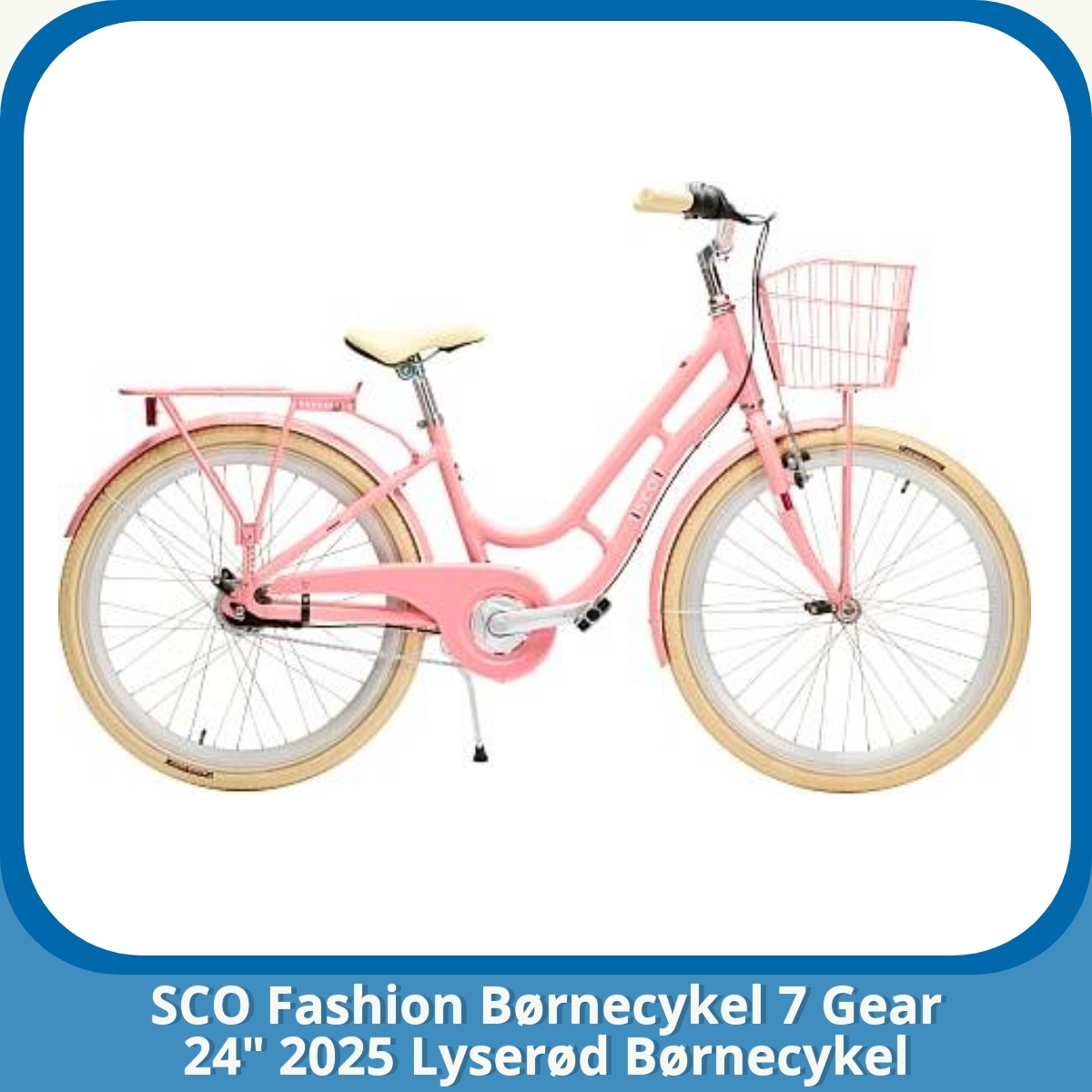Anmeldelse af SCO Fashion Børnecykel 7 Gear 24