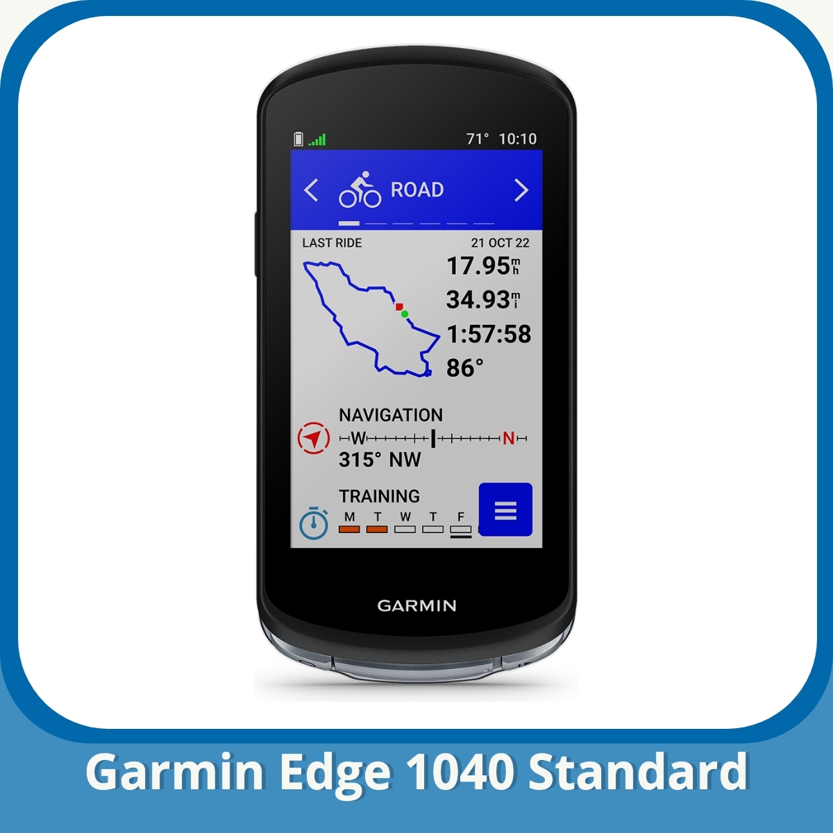 Anmeldelse af Garmin Edge 1040 Standard