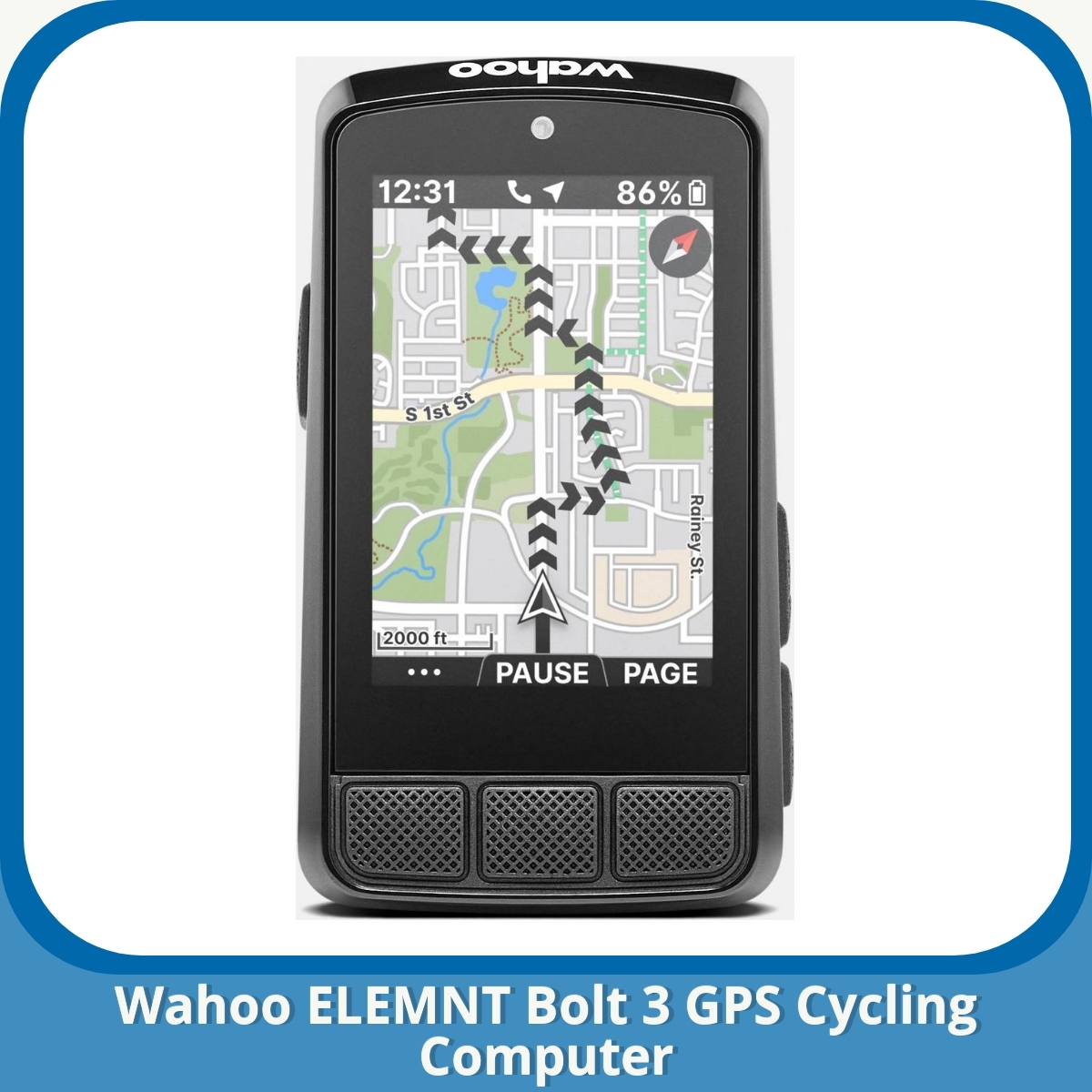 Anmeldelse af Wahoo ELEMNT Bolt 3 GPS Cycling Computer