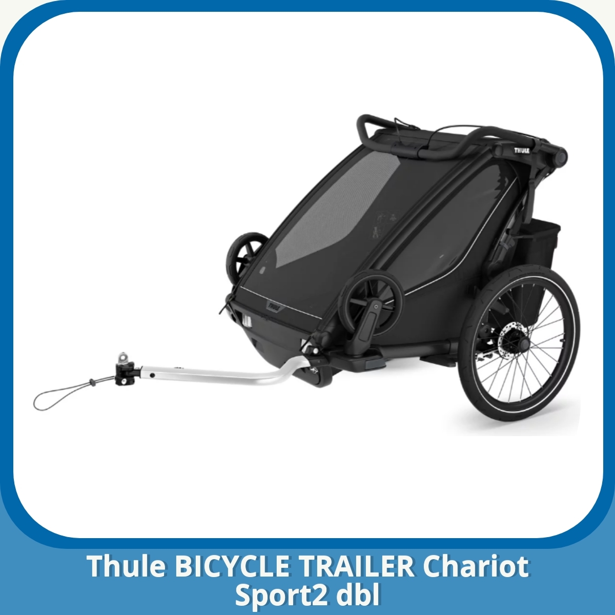 Anmeldelse af Thule BICYCLE TRAILER Chariot Sport2 dbl