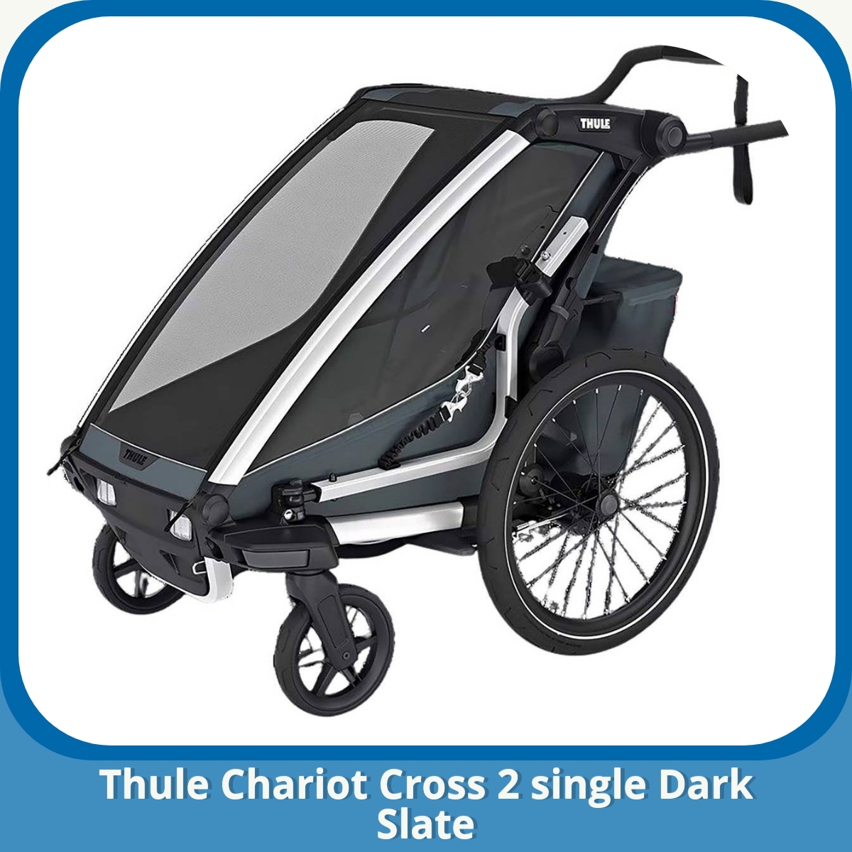 Anmeldelse af Thule Chariot Cross 2 single Dark Slate
