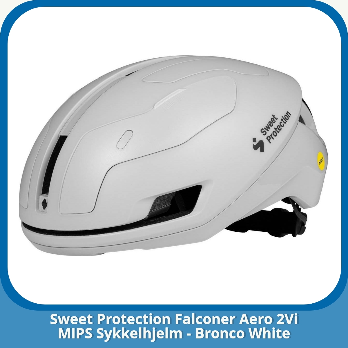 Anmeldelse af Sweet Protection Falconer Aero 2Vi MIPS Sykkelhjelm - Bronco White
