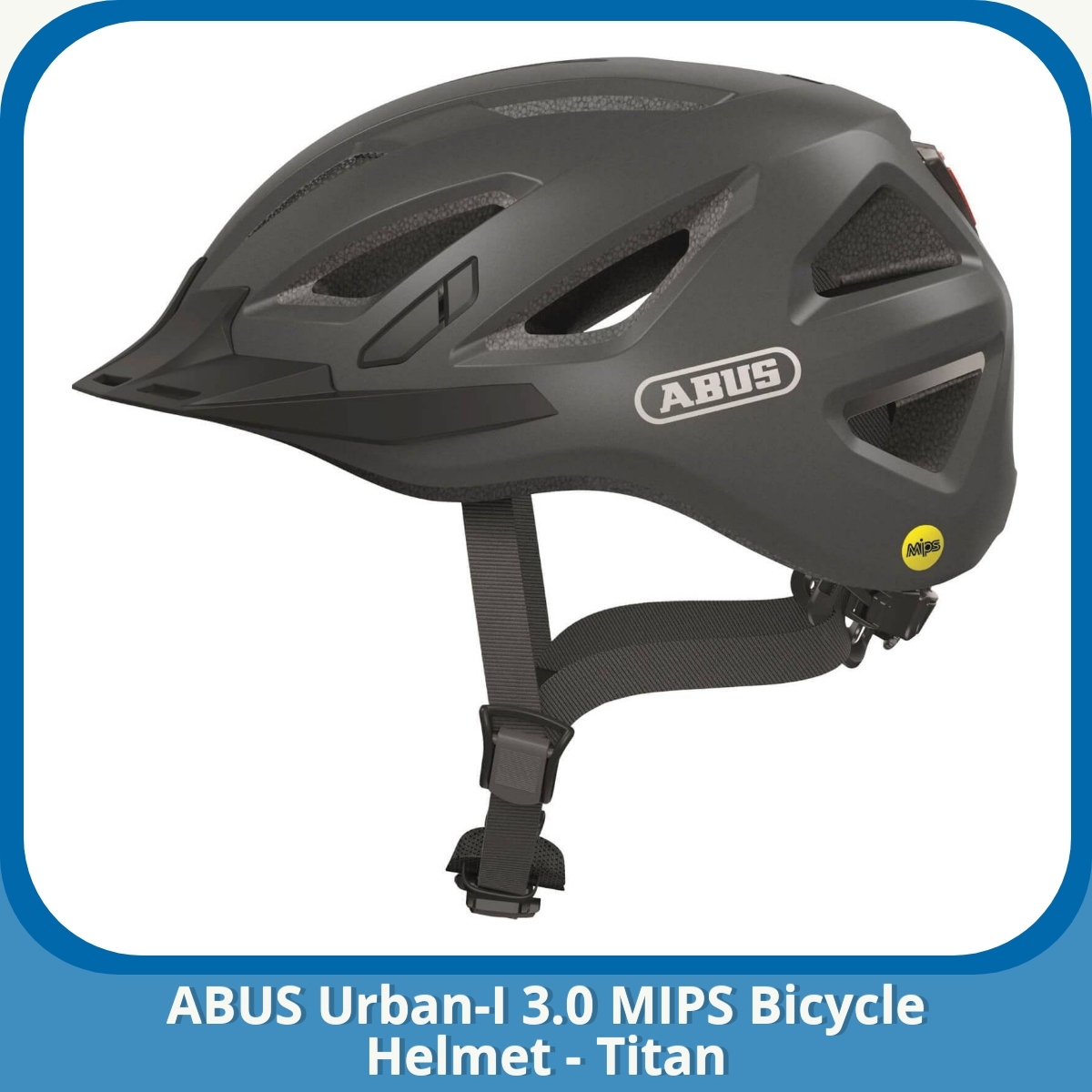 Anmeldelse af ABUS Urban-I 3.0 MIPS Bicycle Helmet - Titan