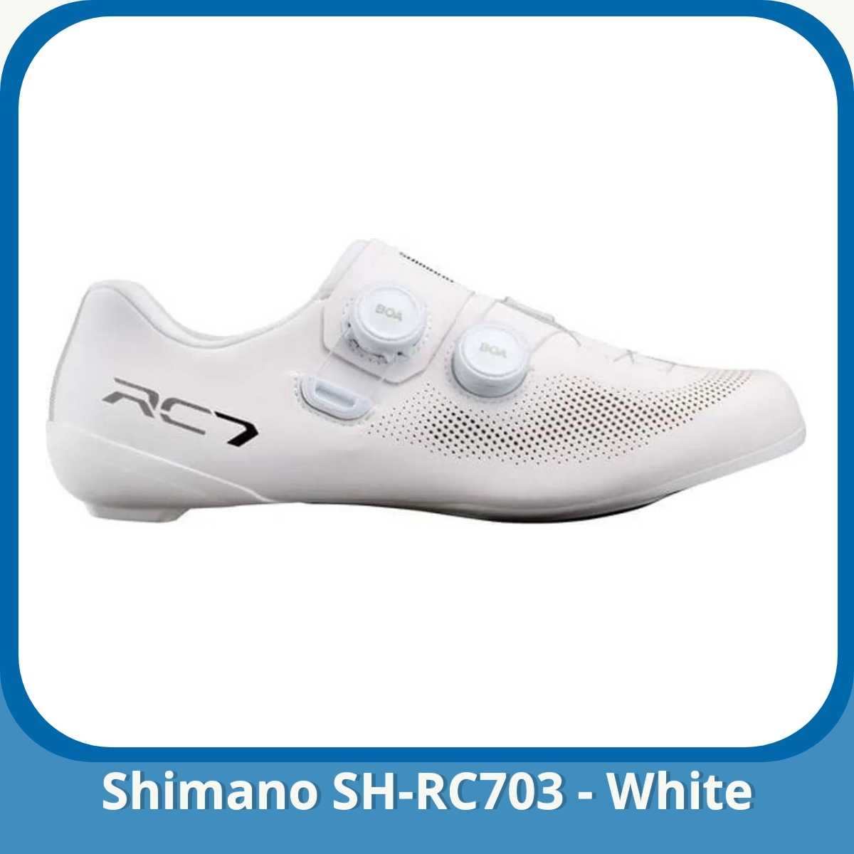 Anmeldelse af Shimano SH-RC703 - White